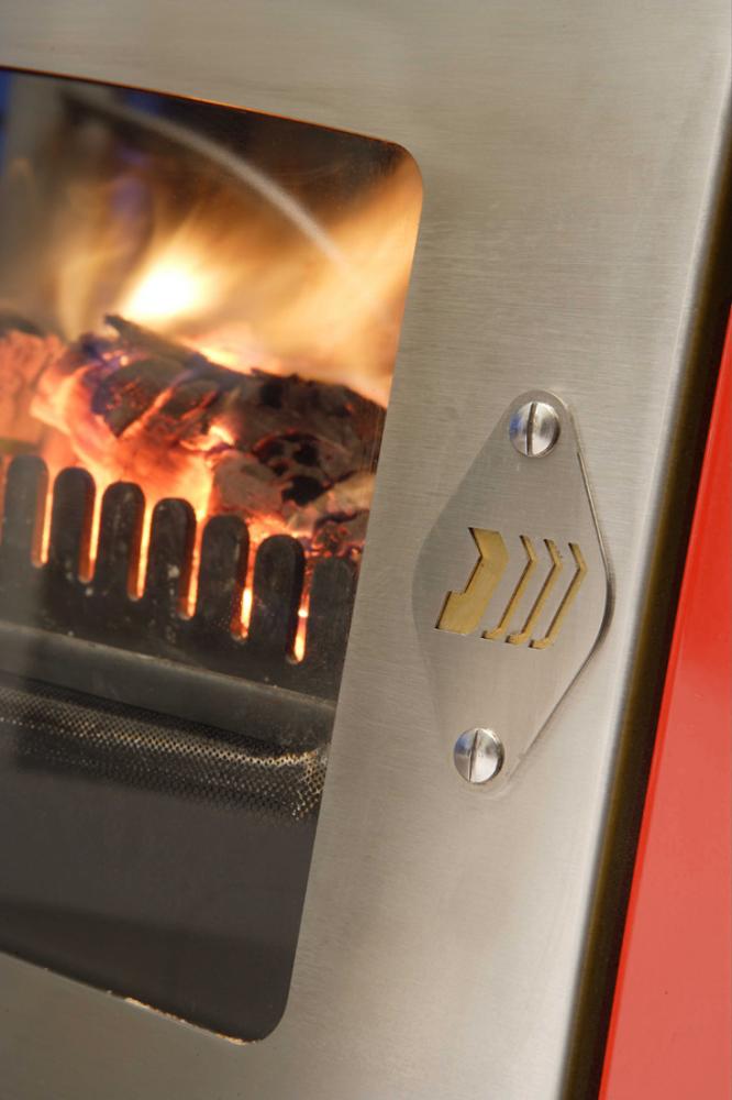 De manincor Holzherd Küchenherd Domino D8 Stahl/Inox 10kw /Ringe/ A1/Externe Zuluft De manincor Holzherd Küchenherd Domino D8 Stahl/Inox 10kw /Ringe/ A1/Externe Zuluft